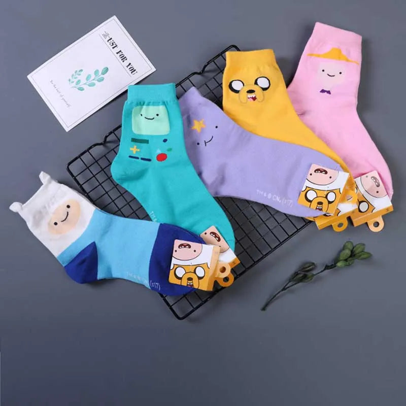 Adventure Time Ankle Socks