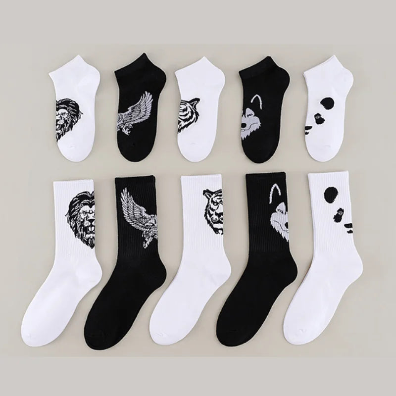 Animal Print Sports Socks