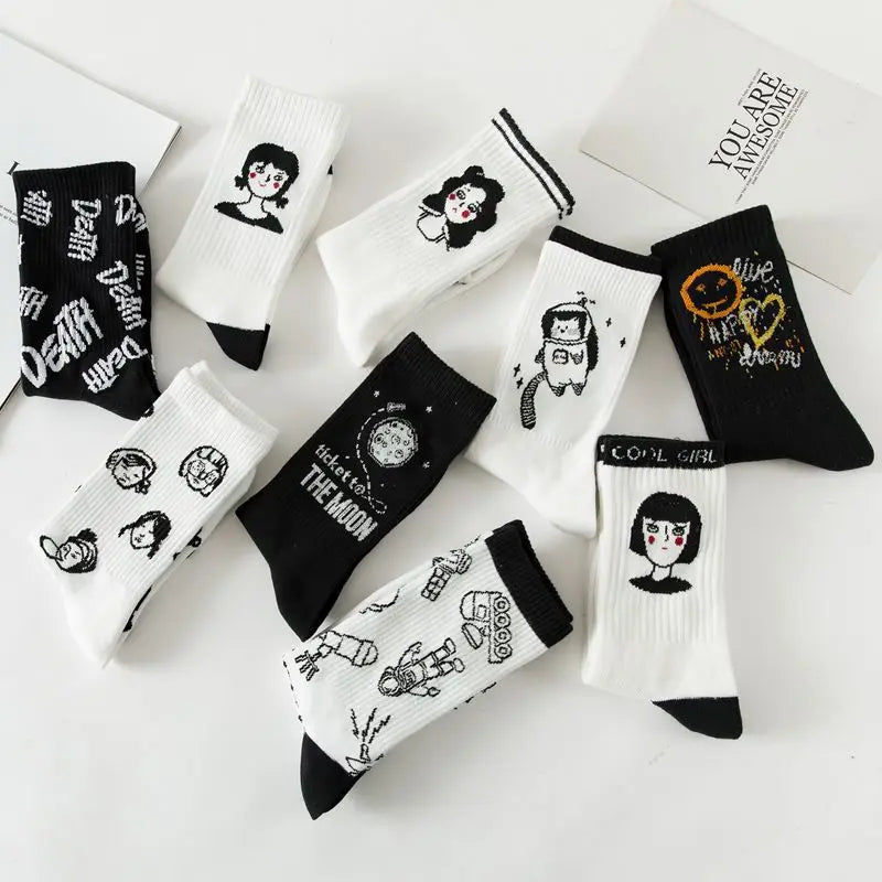 Harajuku Kawaii Women's Cotton Socks