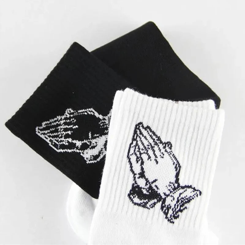 Virgin Mary Praying Hands Socks