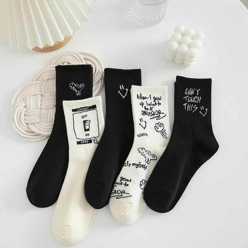 Autumn & Winter Street Graffiti Socks