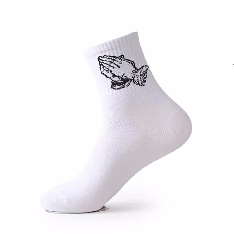 Virgin Mary Praying Hands Socks