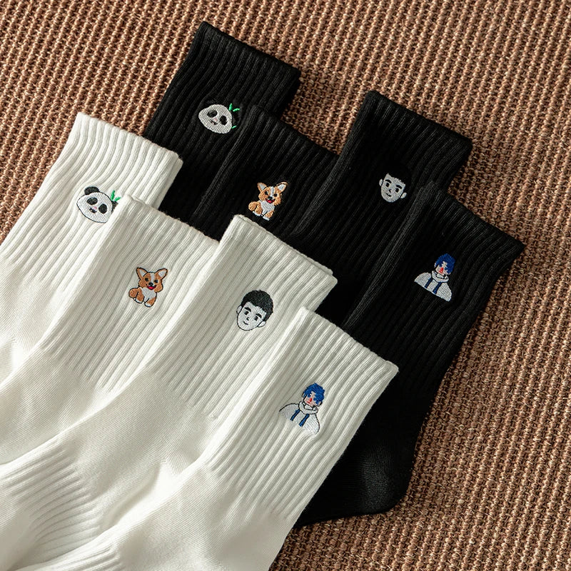 Spring and Autumn Cartoon Animal Socks